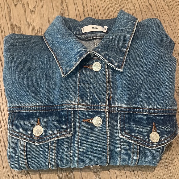 Adika denim jacket with back fringe size small - Picture 5 of 7